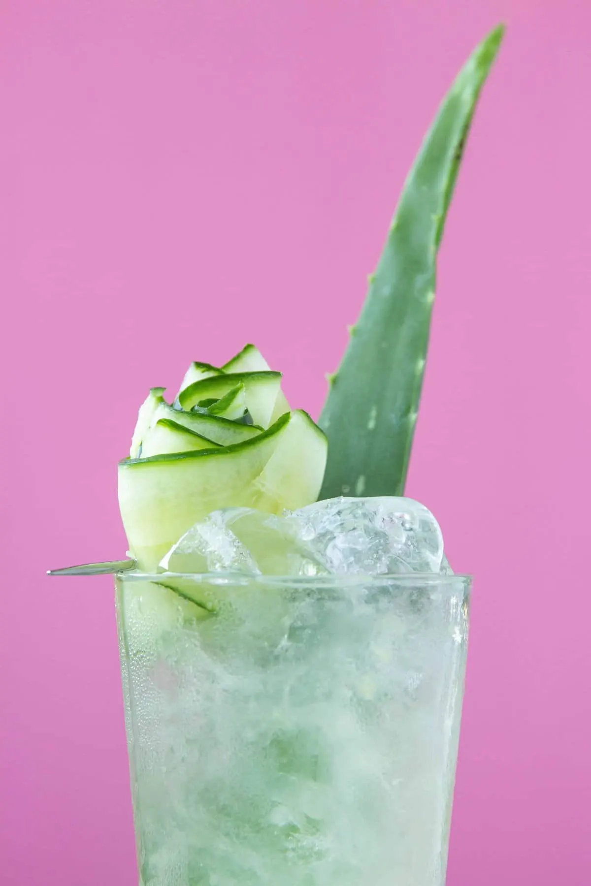 Aloe, Melon, And Cucumber Cocktail