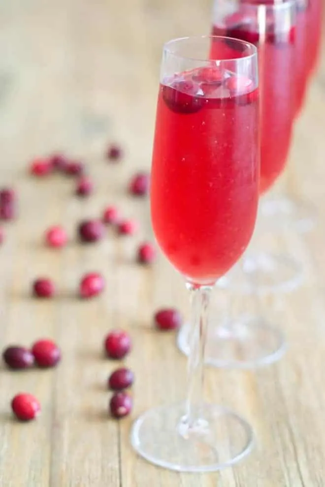 Cranberry Champagne Punch