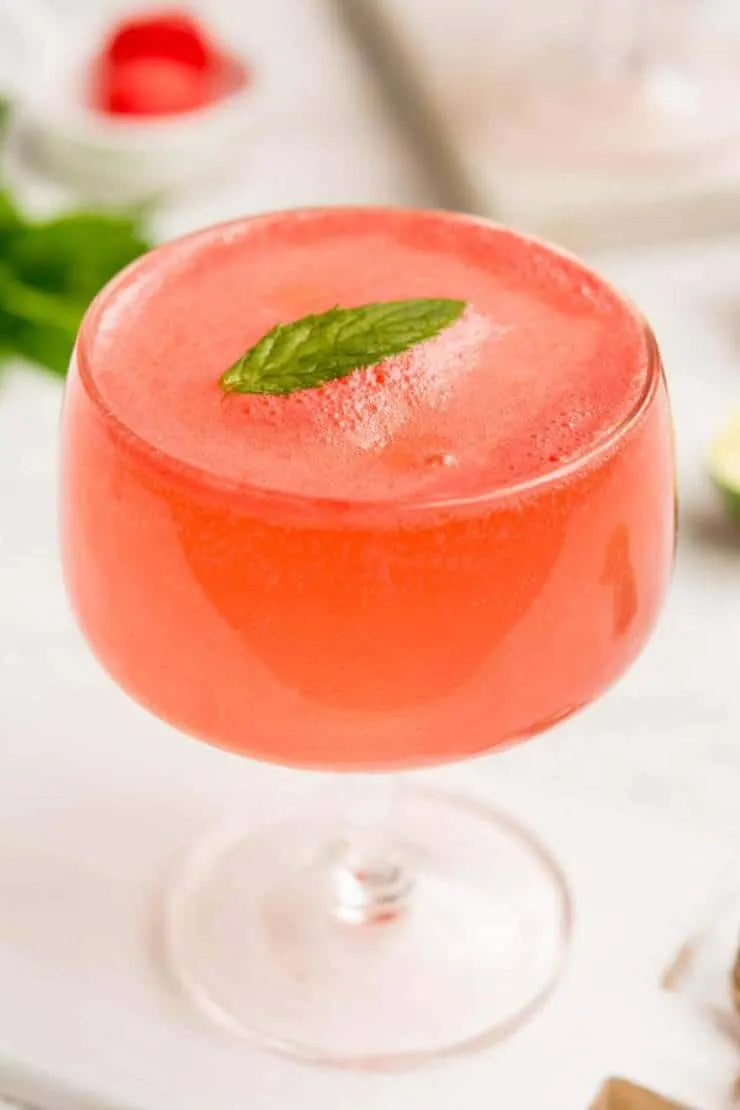 Keto Sparkling Watermelon Vodka Cocktail