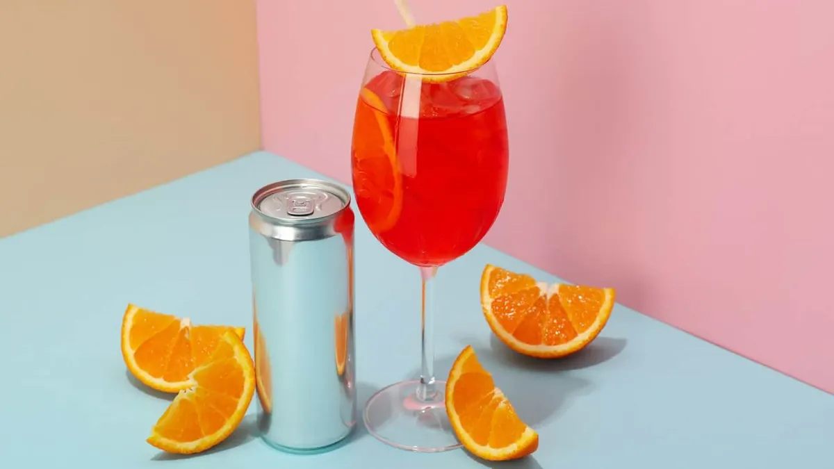 Skinny Wine Cocktails in a Can