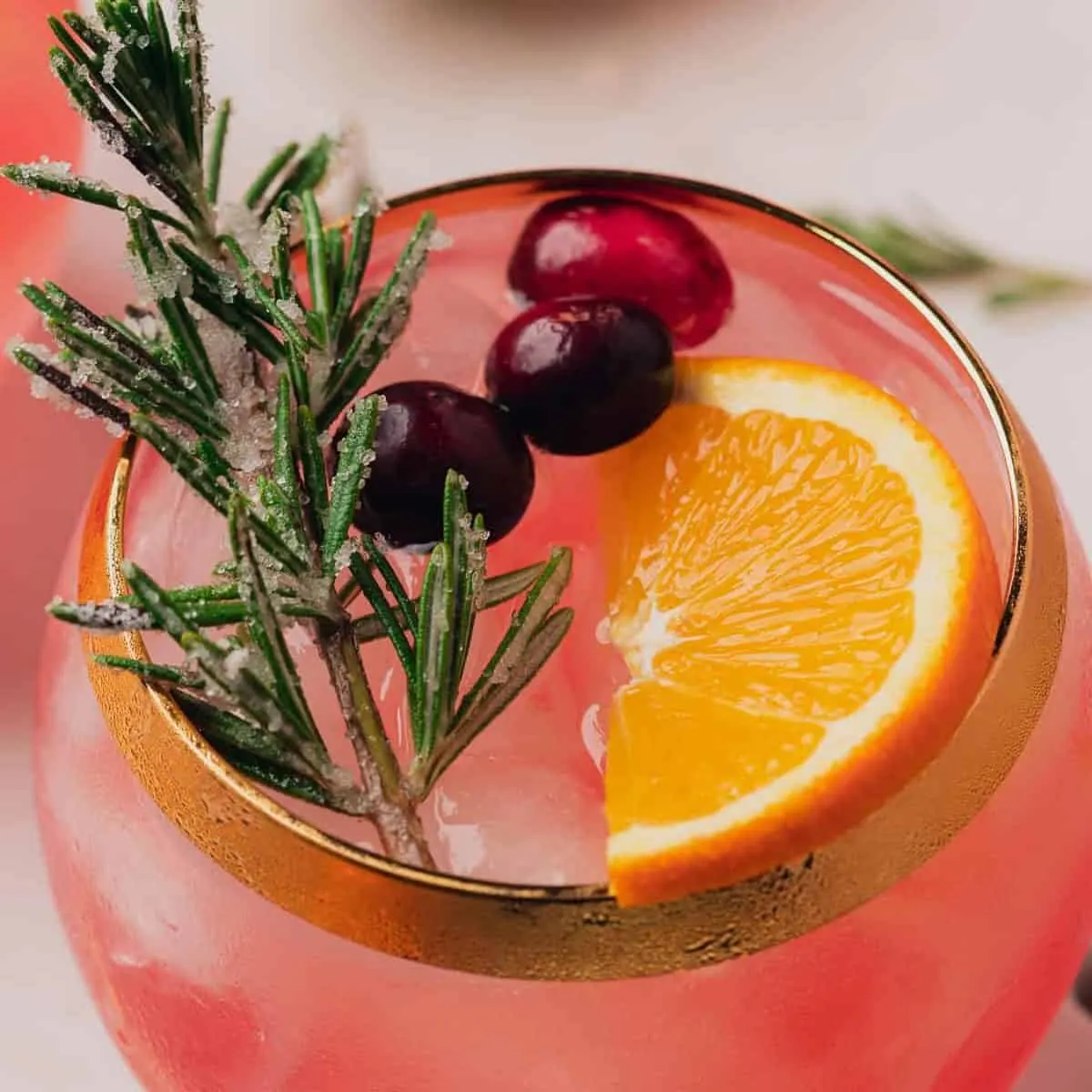 Prosecco Margarita With Cranberry