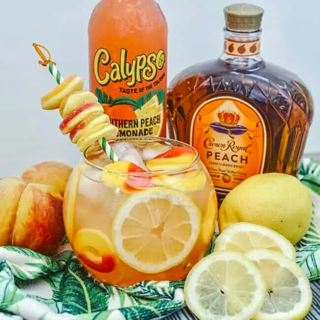 Crown Royal Peach Whiskey Fish Bowl
