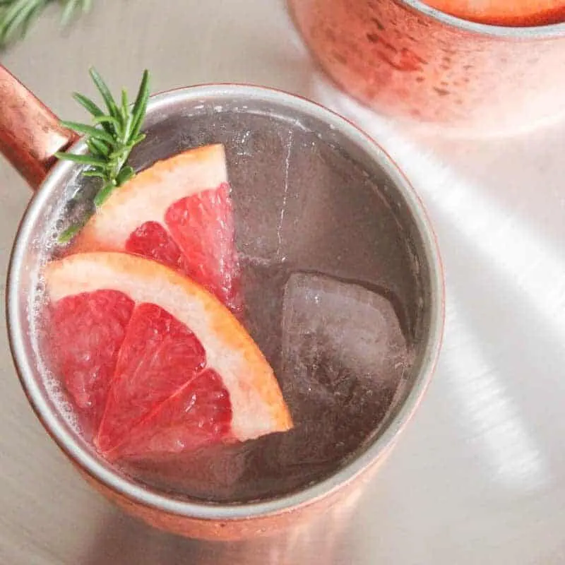 Grapefruit-Rosemary Moscow Mule