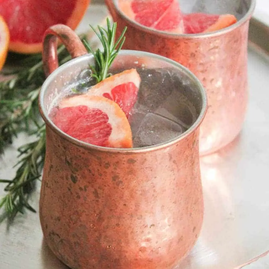 Grapefruit-Rosemary Moscow Mule