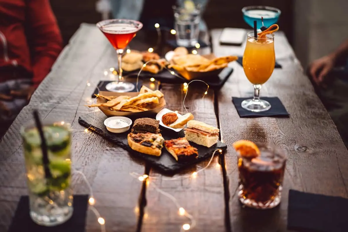 How many types of appetizers for a cocktail party