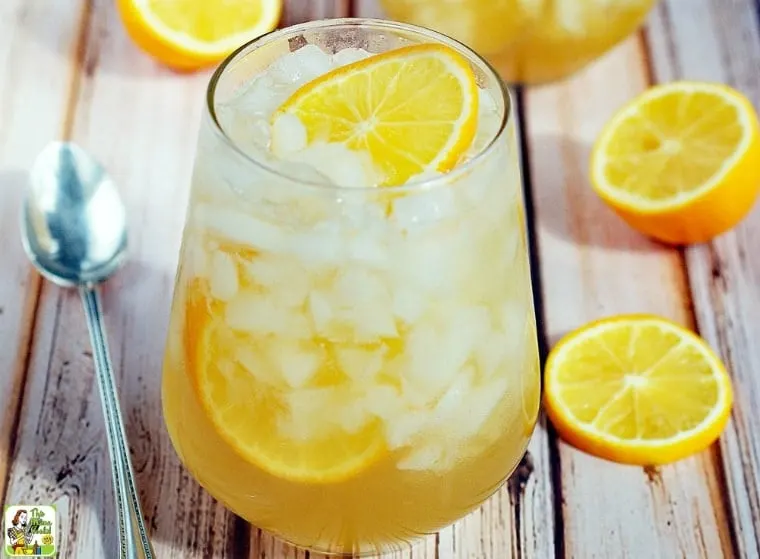 Meyer Lemon Shrub Drink