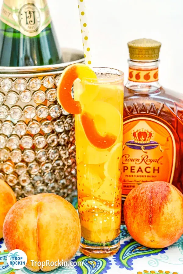 Sparkling Crown Peach Mango Drink