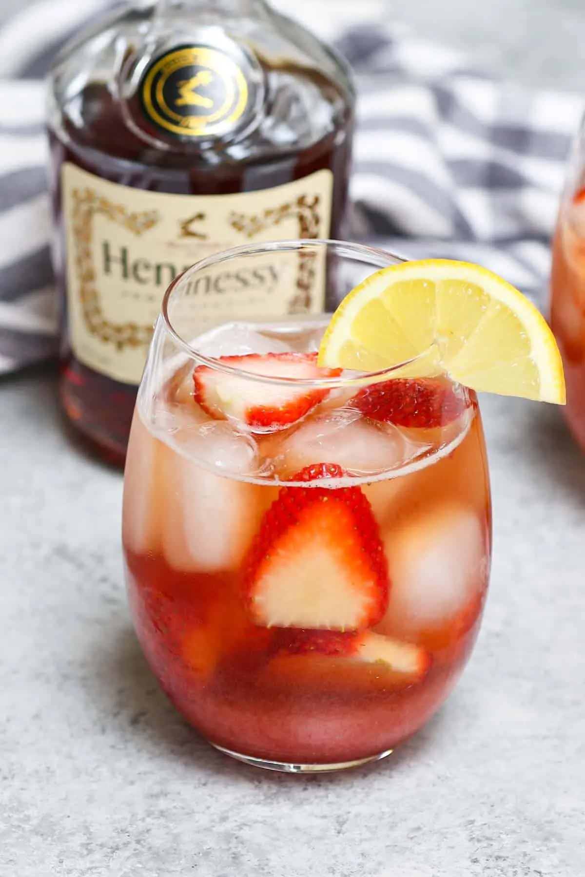 Strawberry Hennessy Cocktail