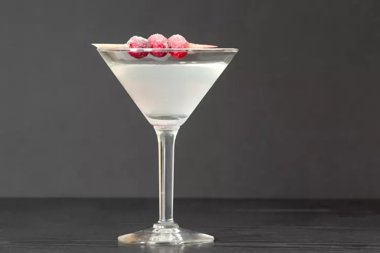 White Cosmo Cocktail