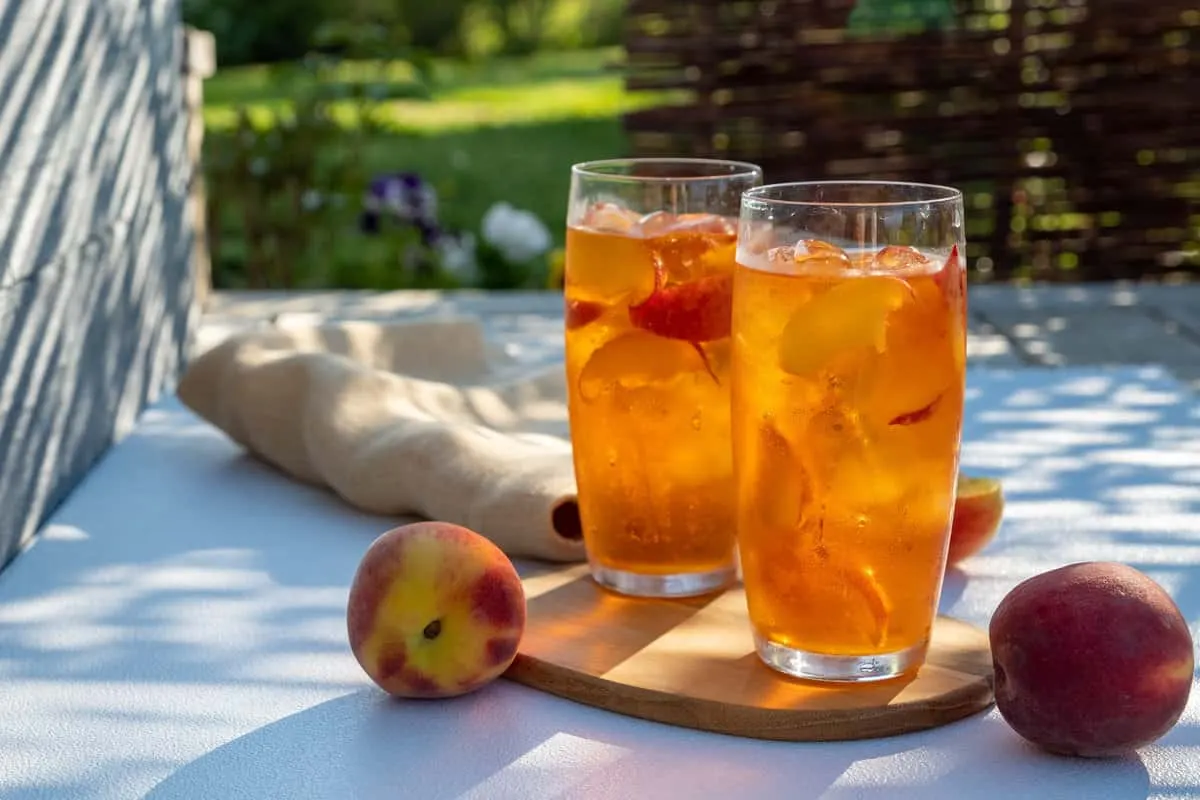 crown peach drinks