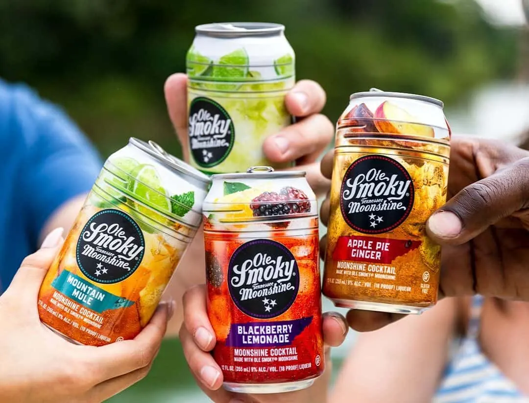 Canned Moonshine Cocktails