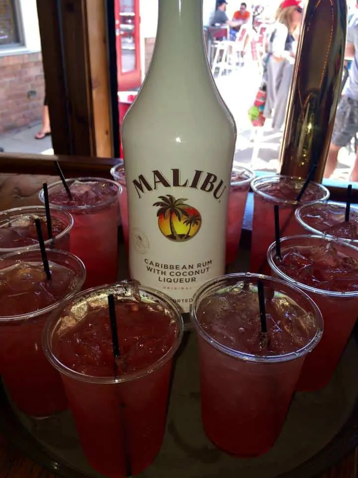 malibu black drinks