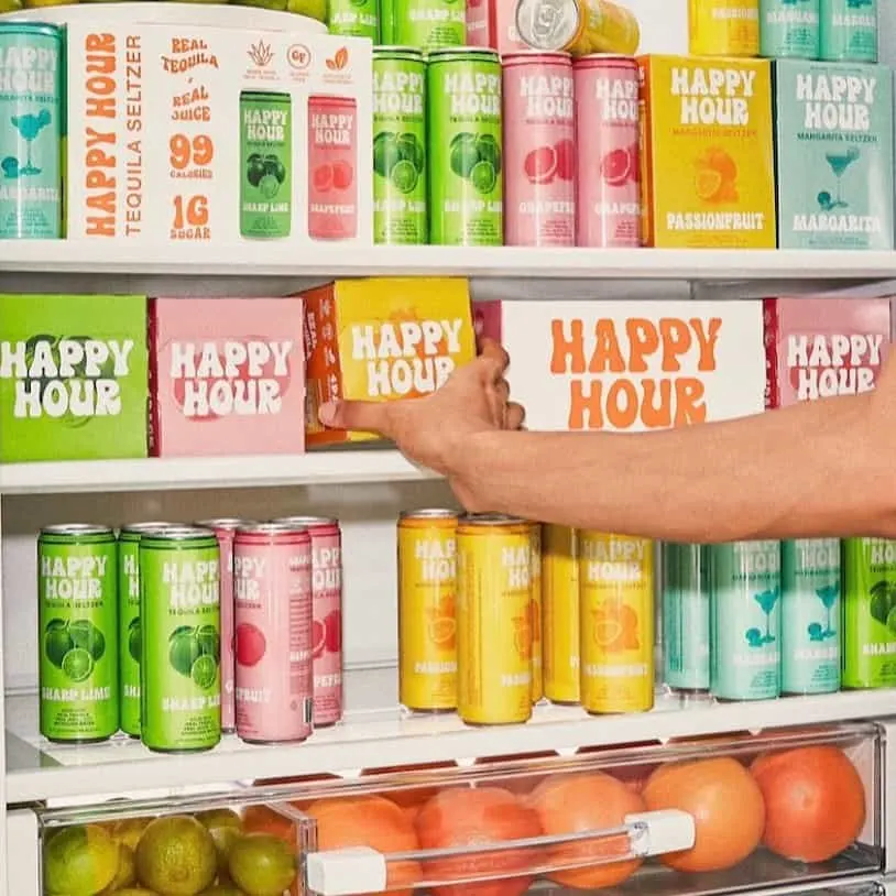 How many carbs are in a Happy Hour tequila seltzer