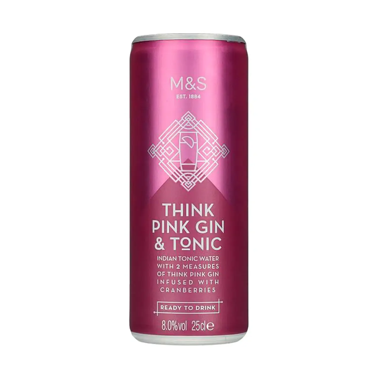 M&S Think Pink Gin & Tonic