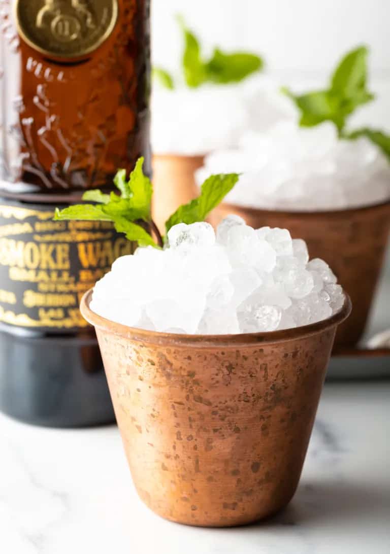 Drinks Served in Copper Mugs Cocktails Cafe